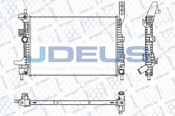 Jdeus M-0120390 - Радіатор, охолодження двигуна avtolavka.club