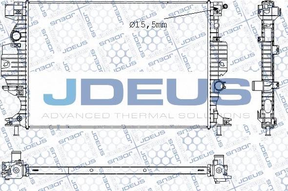 Jdeus M-0121270 - Радіатор, охолодження двигуна avtolavka.club