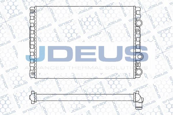 Jdeus M-0300080 - Радіатор, охолодження двигуна avtolavka.club