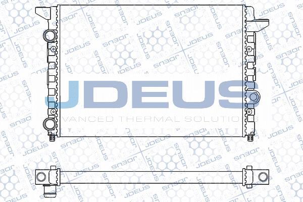 Jdeus M-0300030 - Радіатор, охолодження двигуна avtolavka.club