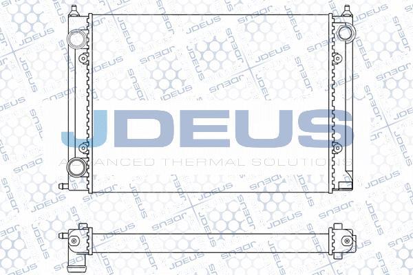 Jdeus M-0300340 - Радіатор, охолодження двигуна avtolavka.club