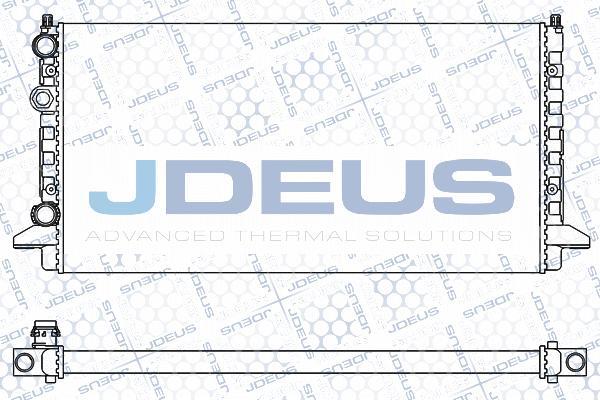 Jdeus M-030031A - Радіатор, охолодження двигуна avtolavka.club