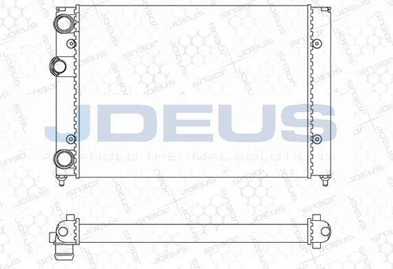 Jdeus M-0300380 - Радіатор, охолодження двигуна avtolavka.club