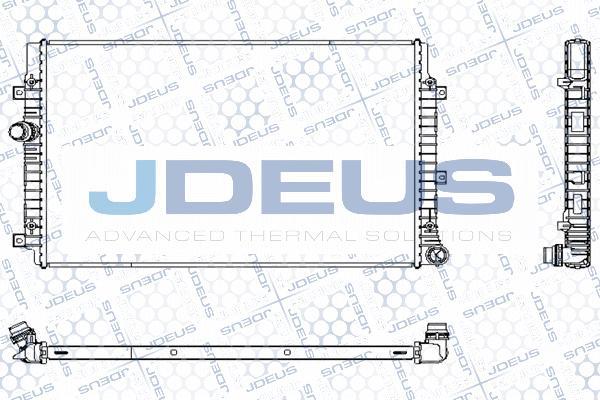Jdeus M-0300750 - Радіатор, охолодження двигуна avtolavka.club