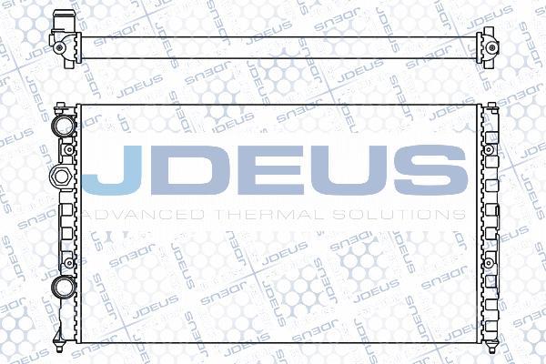 Jdeus M-025018A - Радіатор, охолодження двигуна avtolavka.club