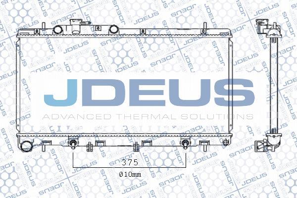 Jdeus M-0260140 - Радіатор, охолодження двигуна avtolavka.club