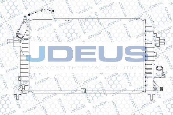 Jdeus M-0200980 - Радіатор, охолодження двигуна avtolavka.club