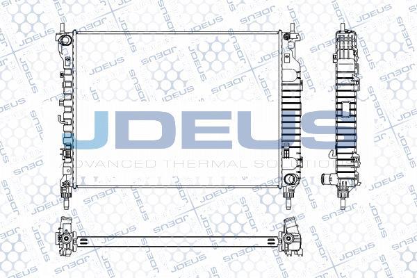 Jdeus M-0201290 - Радіатор, охолодження двигуна avtolavka.club