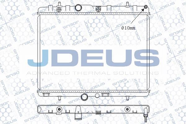 Jdeus M-0210430 - Радіатор, охолодження двигуна avtolavka.club