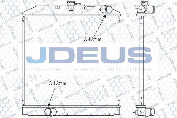 Jdeus M-028095Z - Радіатор, охолодження двигуна avtolavka.club