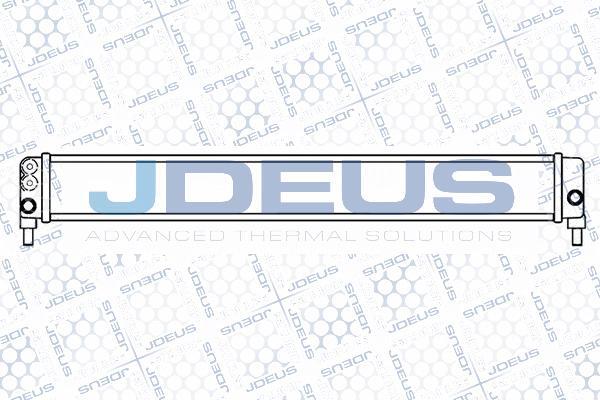 Jdeus M-028096A - Радіатор, охолодження двигуна avtolavka.club
