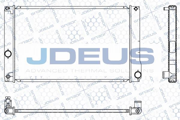 Jdeus M-0280820 - Радіатор, охолодження двигуна avtolavka.club