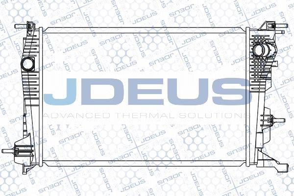 Jdeus M-0230990 - Радіатор, охолодження двигуна avtolavka.club