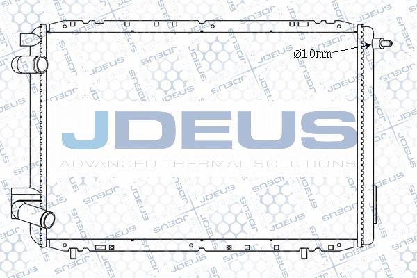 Jdeus M-0230040 - Радіатор, охолодження двигуна avtolavka.club