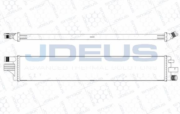 Jdeus M-023111X - Низькотемпературний охолоджувач, інтеркулер avtolavka.club