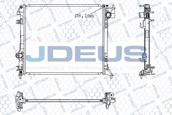 Jdeus M-023118A - Радіатор, охолодження двигуна avtolavka.club