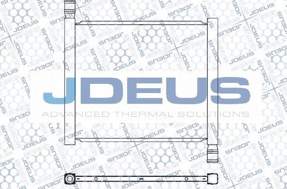 Jdeus M-0750050 - Радіатор, охолодження двигуна avtolavka.club