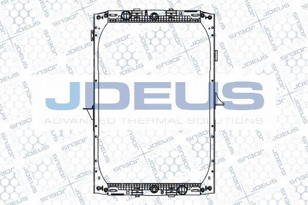 Jdeus M-1080010 - Радіатор, охолодження двигуна avtolavka.club