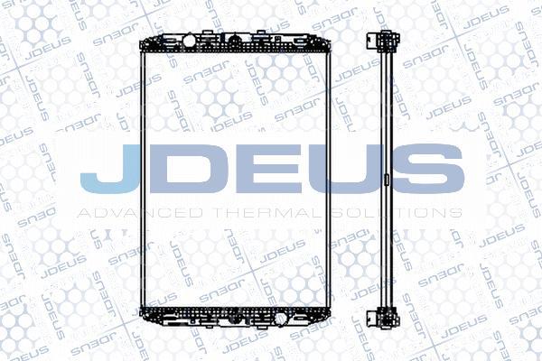 Jdeus M-108001B - Радіатор, охолодження двигуна avtolavka.club