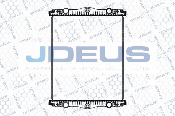 Jdeus M-108008B - Радіатор, охолодження двигуна avtolavka.club
