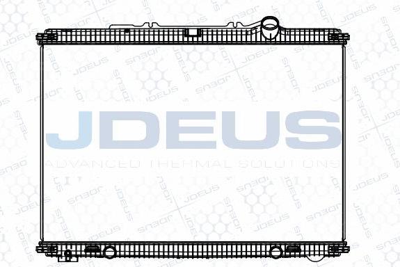 Jdeus M-1080100 - Радіатор, охолодження двигуна avtolavka.club