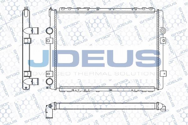 Jdeus M-123123A - Радіатор, охолодження двигуна avtolavka.club