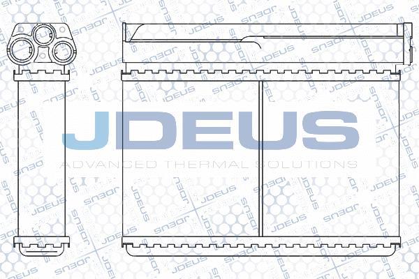Jdeus M-205045A - Теплообмінник, опалення салону avtolavka.club