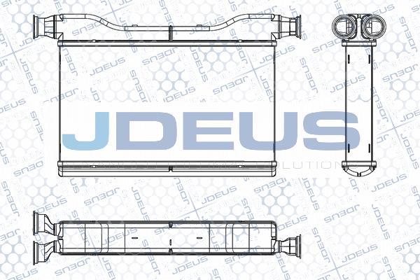 Jdeus M-2050860 - Теплообмінник, опалення салону avtolavka.club