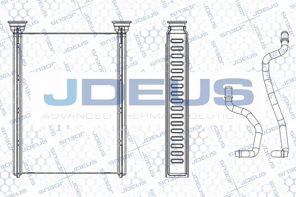 Jdeus M-2190230 - Теплообмінник, опалення салону avtolavka.club