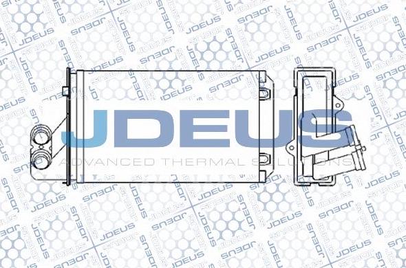 Jdeus M-2210250 - Теплообмінник, опалення салону avtolavka.club