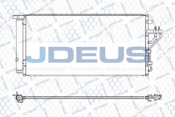 Jdeus M-7540470 - Конденсатор, кондиціонер avtolavka.club