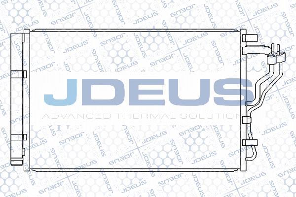Jdeus M-7540600 - Конденсатор, кондиціонер avtolavka.club