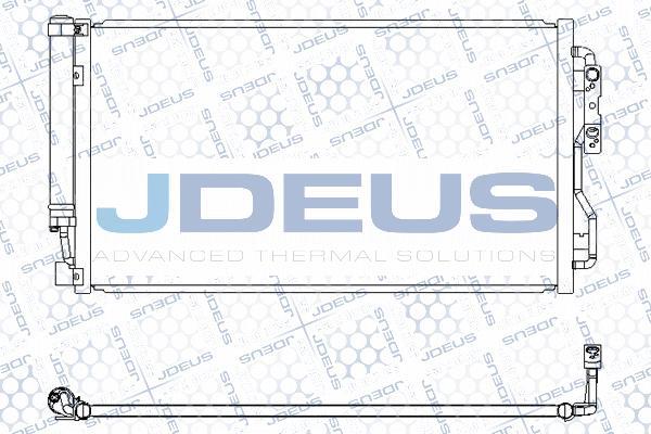 Jdeus M-7050770 - Конденсатор, кондиціонер avtolavka.club