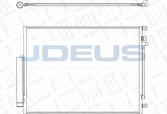 Jdeus M-7000170 - Конденсатор, кондиціонер avtolavka.club