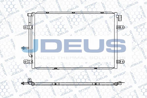 Jdeus M-7010350 - Конденсатор, кондиціонер avtolavka.club