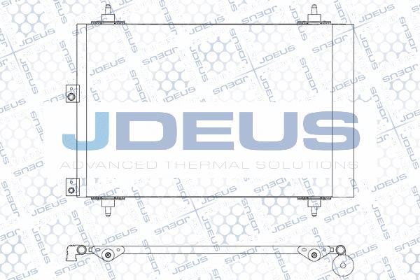 Jdeus M-7070580 - Конденсатор, кондиціонер avtolavka.club