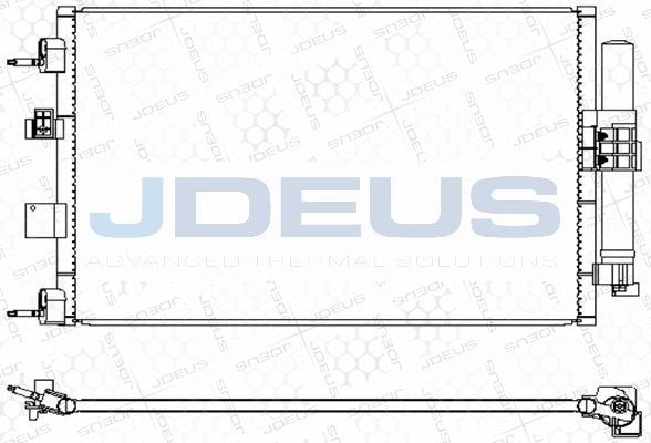 Jdeus M-7120680 - Конденсатор, кондиціонер avtolavka.club