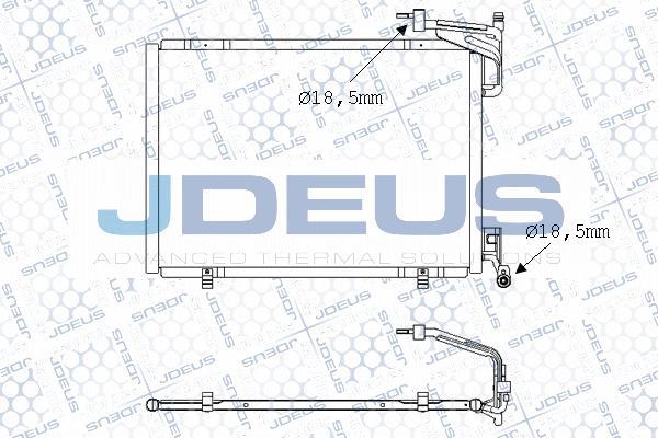 Jdeus M-7121290 - Конденсатор, кондиціонер avtolavka.club