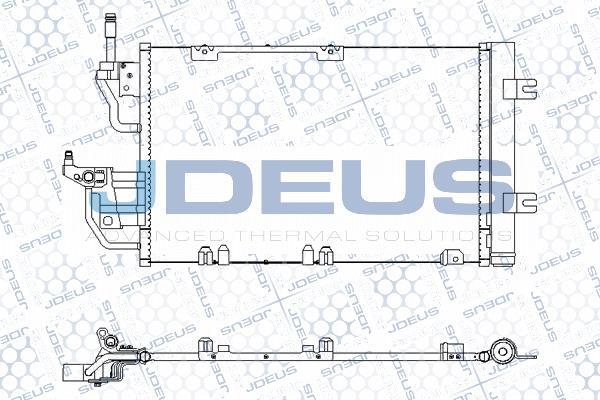 Jdeus M-7200980 - Конденсатор, кондиціонер avtolavka.club