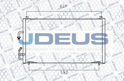 Jdeus M-7210030 - Конденсатор, кондиціонер avtolavka.club