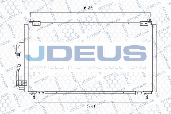 Jdeus M-721025A - Конденсатор, кондиціонер avtolavka.club