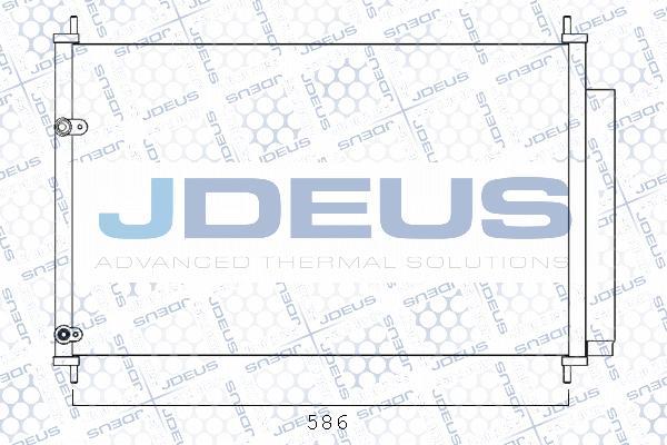 Jdeus M-7280700 - Конденсатор, кондиціонер avtolavka.club