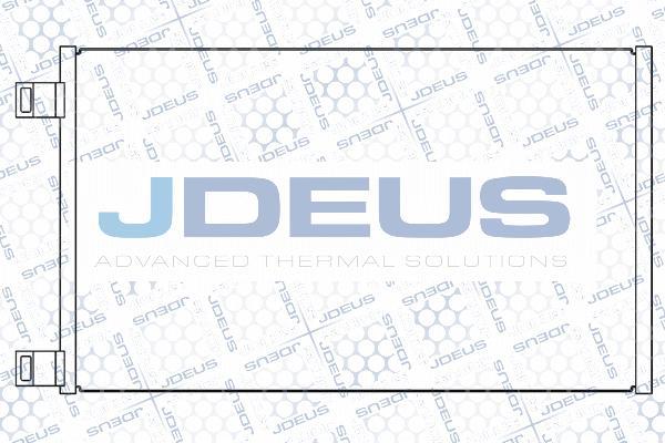 Jdeus M-7231080 - Конденсатор, кондиціонер avtolavka.club