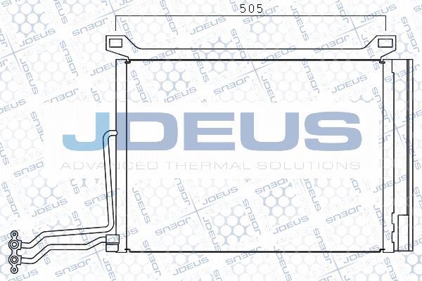 Jdeus M-7700020 - Конденсатор, кондиціонер avtolavka.club