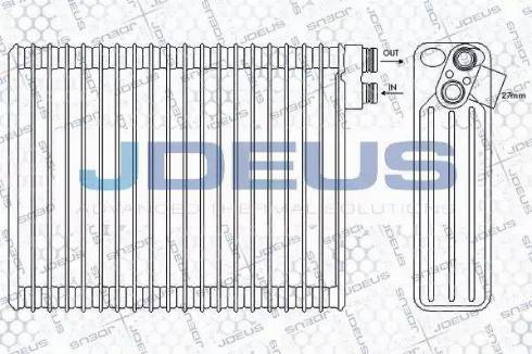 Jdeus RA9210341 - Випарник, кондиціонер avtolavka.club