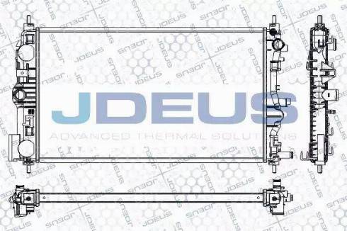 Jdeus RA0560000 - Радіатор, охолодження двигуна avtolavka.club