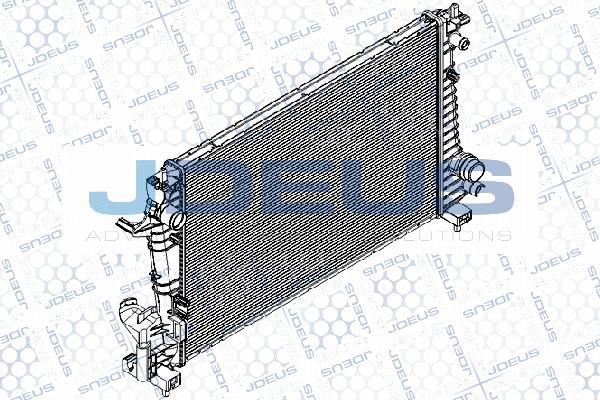 Jdeus RA0560020 - Радіатор, охолодження двигуна avtolavka.club