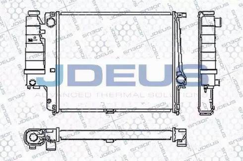 Jdeus RA0050470 - Радіатор, охолодження двигуна avtolavka.club