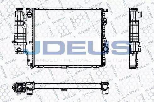 Jdeus RA0050580 - Радіатор, охолодження двигуна avtolavka.club