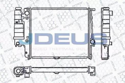 Jdeus RA0050390 - Радіатор, охолодження двигуна avtolavka.club